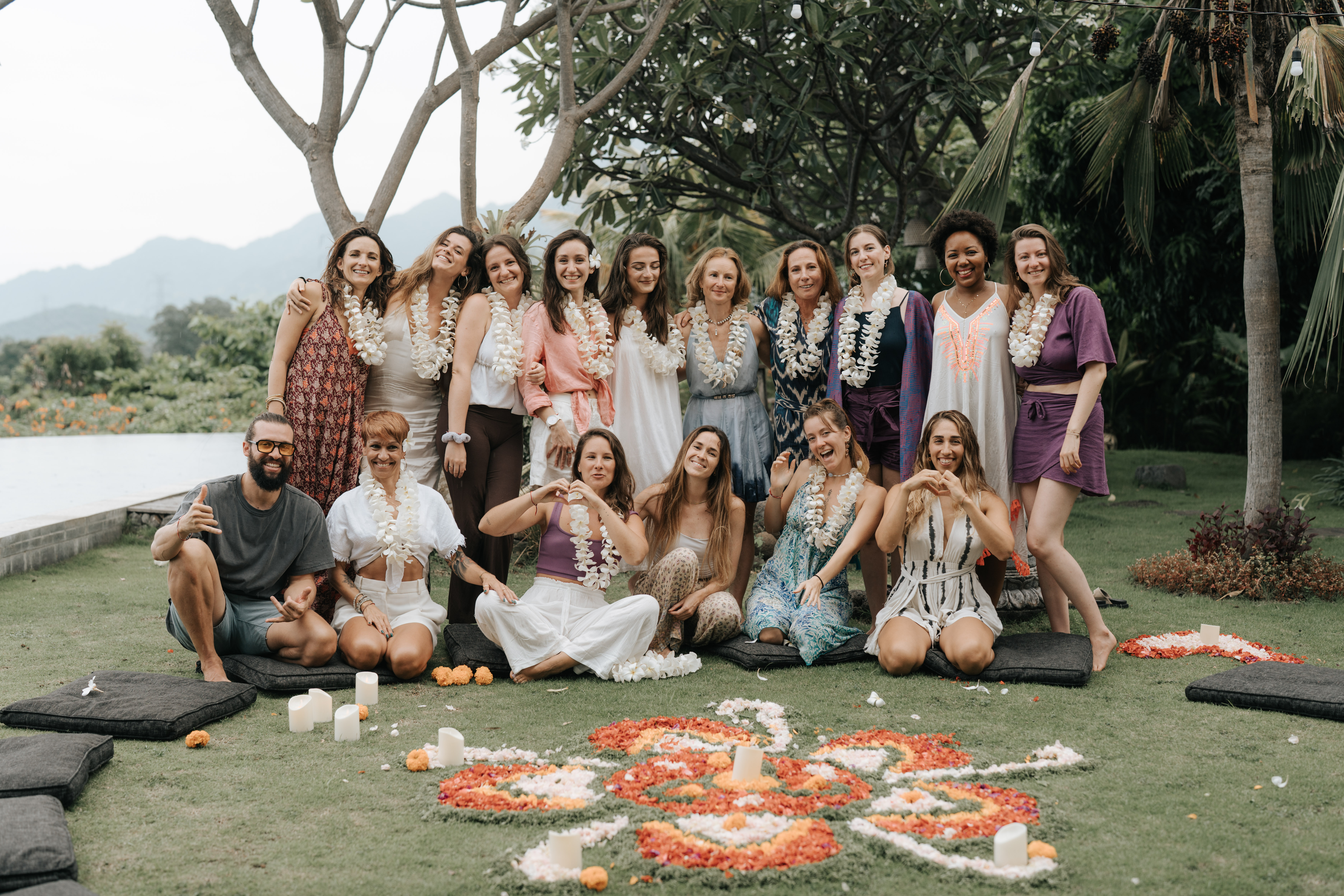 Cercle de clôture, formation à Bali
