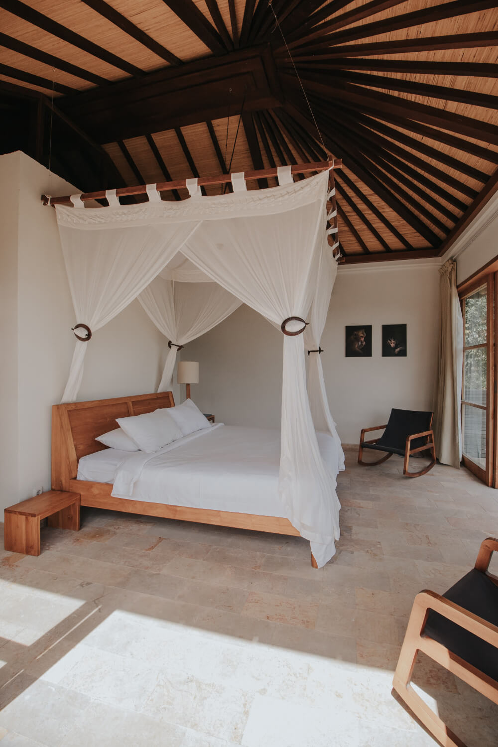 Villa Naga, chambre à baldaquin